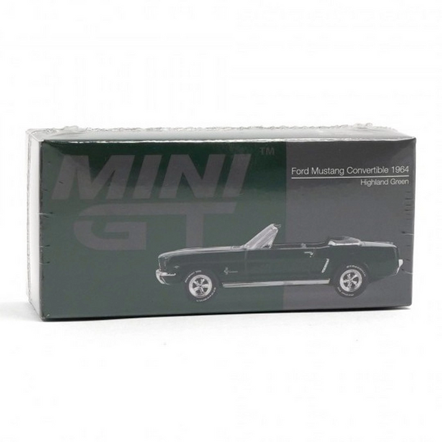 Mini GT 1/64 Ford Mustang Convertible 1964 Highland Green