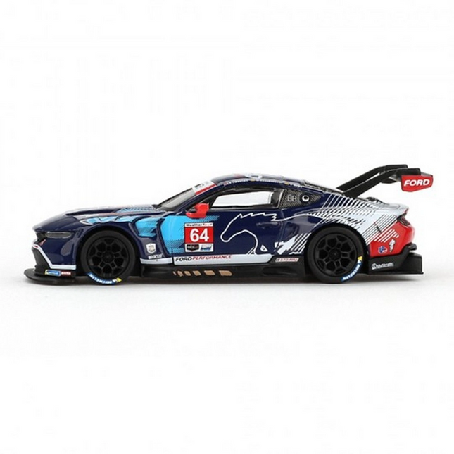 Mini GT 1/64 Ford Mustang GT Ford Multimatic Motorsports 2024 IMSA Daytona 24 Hrs