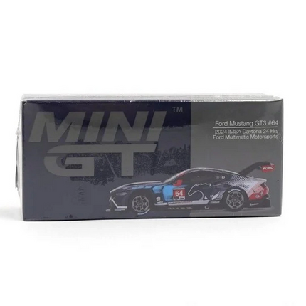 Mini GT 1/64 Ford Mustang GT Ford Multimatic Motorsports 2024 IMSA Daytona 24 Hrs