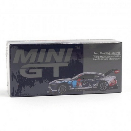 Mini GT 1/64 Ford Mustang GT3 #65 Ford Multimatic Motorsports 2024 IMSA Daytona 24 Hrs