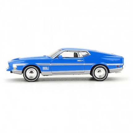 Mini GT 1/64 Ford Mustang Mach 1 Grabber Blue