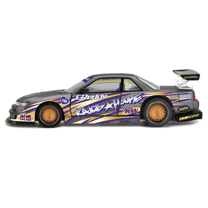 Mini GT 1/64 Kaido House Nissan Silvia S13-R KAIDO DRIFT V1