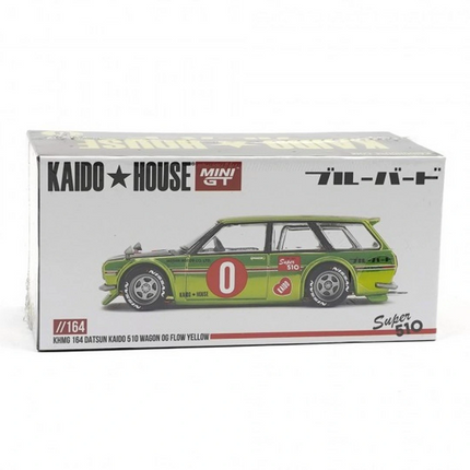 Mini GT 1/64 KaidoHouse Datsun KAIDO 510 Wagon OG Flo Yellow