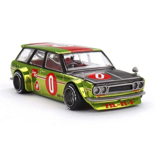 Mini GT 1/64 KaidoHouse Datsun KAIDO 510 Wagon OG Flo Yellow