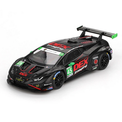 Mini GT 1/64 Lamborghini Huracán GT3 EVO2 No. 45 DEX Imaging 2024 IMSA Daytona