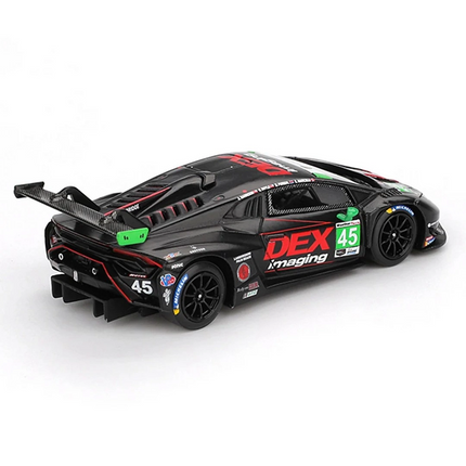 Mini GT 1/64 Lamborghini Huracán GT3 EVO2 No. 45 DEX Imaging 2024 IMSA Daytona
