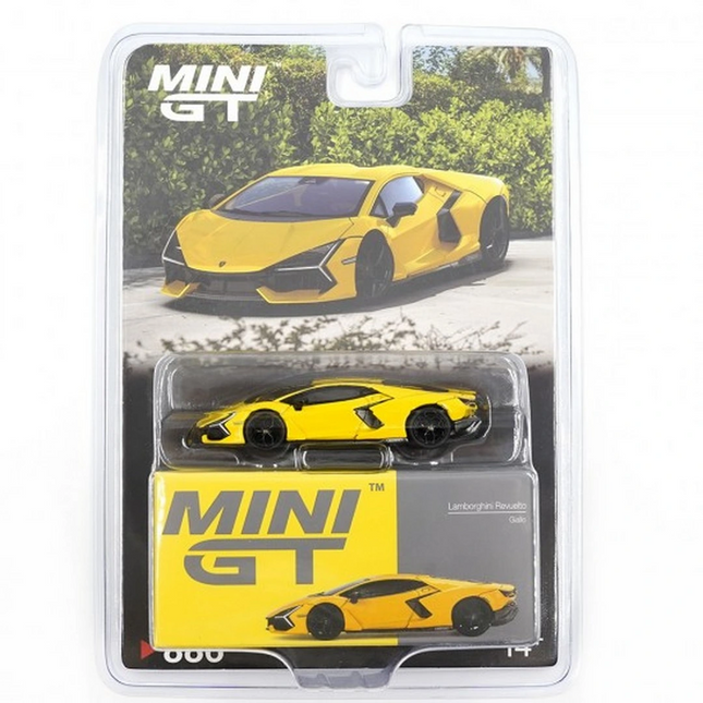 Mini GT 1/64 Lamborghini Revuelto Giallo
