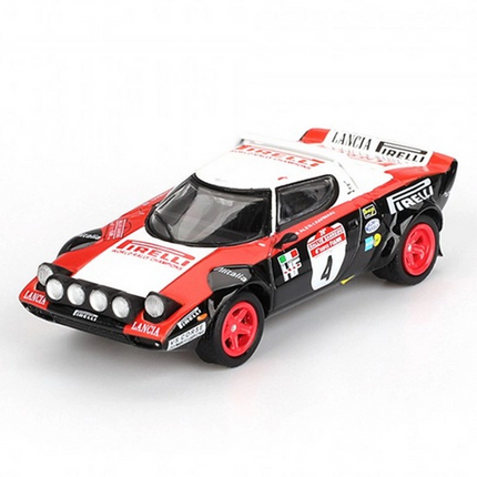 Mini GT 1/64 Lancia Stratos HF #4 1978 Rally Sanremo Winner