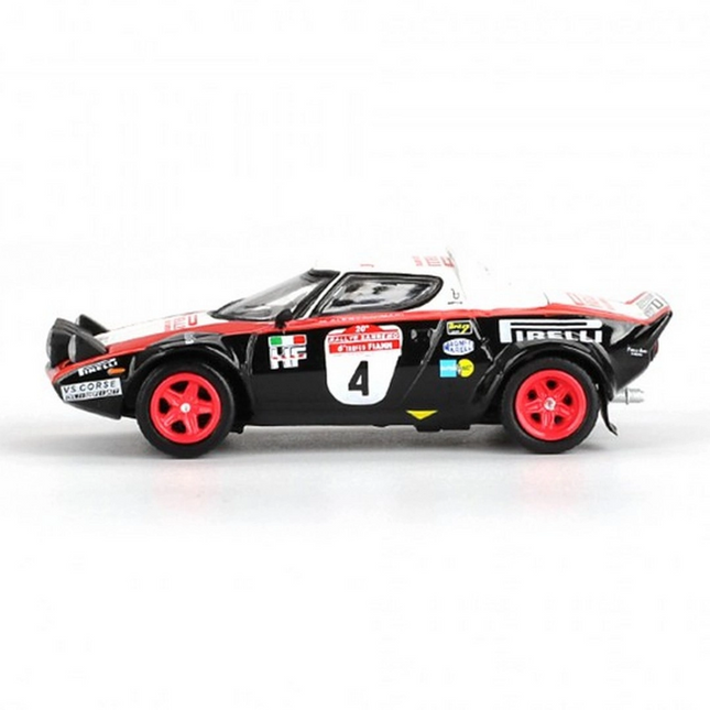 Mini GT 1/64 Lancia Stratos HF #4 1978 Rally Sanremo Winner