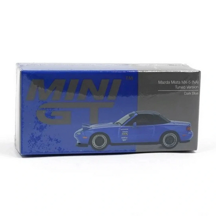 Mini GT 1/64 Mazda Miata MX-5 (NA) Tuned Version Dark Blue