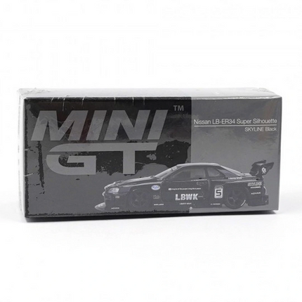 Mini GT 1/64 Nissan LB-ER34 Super Silhouette SKYLINE Black