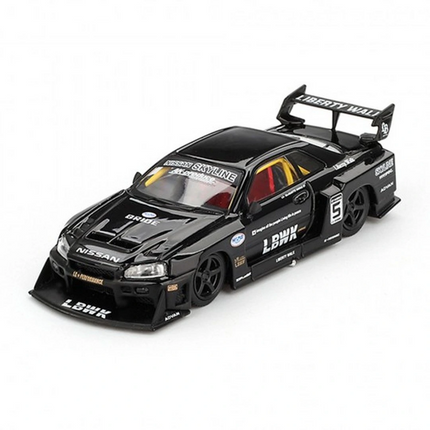 Mini GT 1/64 Nissan LB-ER34 Super Silhouette SKYLINE Black