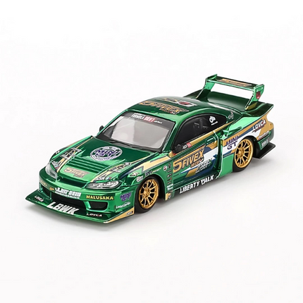 Mini GT 1/64 Nissan LB-Super Silhouette S15 SILVIA LBWK 2024 Fausto Racing - Blister Paket