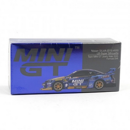 Mini GT 1/64 Nissan LB-Super Silhouette S15 SILVIA Team MINI GT Liberty Walk 2025 Formula Drift