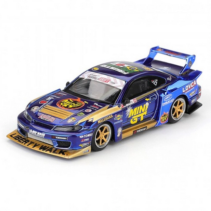Mini GT 1/64 Nissan LB-Super Silhouette S15 SILVIA Team MINI GT Liberty Walk 2025 Formula Drift Halloween Special