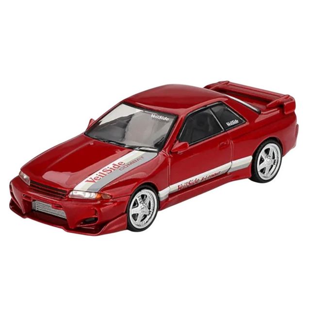 Mini GT 1/64 Nissan Skyline GT-R (R32) VeilSide Combat C-I Gem Red