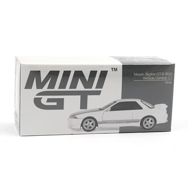 Mini GT 1/64 Nissan Skyline GT-R (R32) VeilSide Combat C-I White
