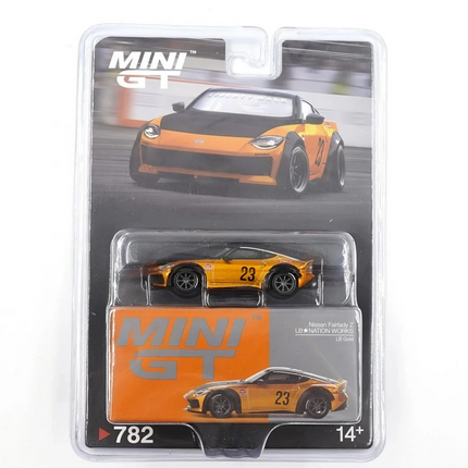 Mini GT 1/64 Nissan Z LB NATION WORKS LB Gold - Blister Paket