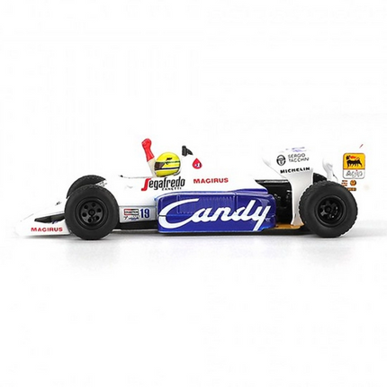 Mini GT 1/64 Toleman TG184 #19 Ayrton Senna 1984 Monaco Grand Prix 2nd Place
