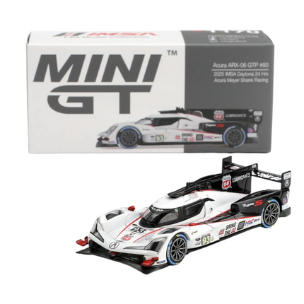 Mini GT 1/64 Acura ARX-06 GTP Acura Meyer Shank Racing 2025 IMSA Daytona