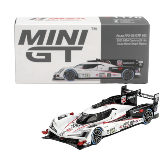 Mini GT 1/64 Acura ARX-06 GTP Acura Meyer Shank Racing 2025 IMSA Daytona
