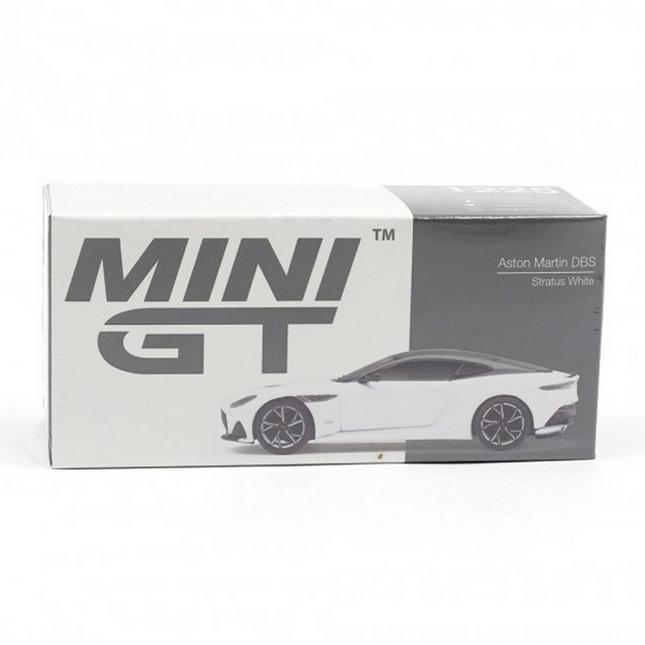 Mini GT 1/64 Aston Martin DBS Stratus White