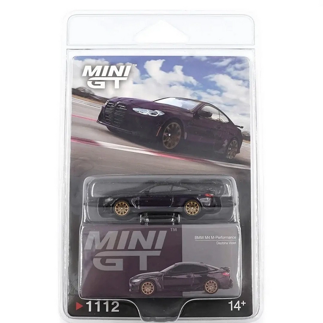 Mini GT 1/64 BMW M4 M-Performance (G82) Daytona Violet Blister Paket