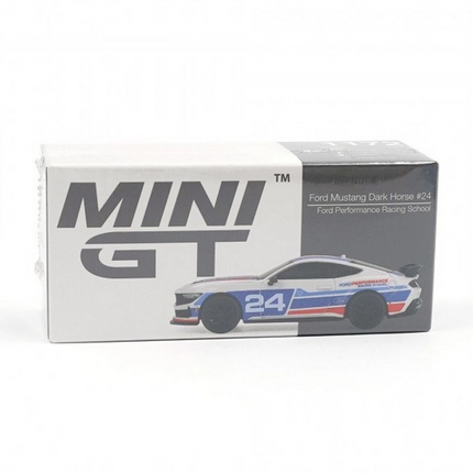 Mini GT 1/64 Ford Mustang Dark Horse #24 Ford Performance Racing School