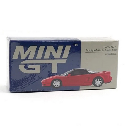 Mini GT 1/64 Honda NS-X Prototype Midship Sports 1989 Ayrton Senna w/ Figure