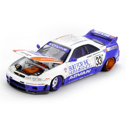Mini GT 1/64 Kaido House Nissan Skyline GT-R (R33) BFTHR V1