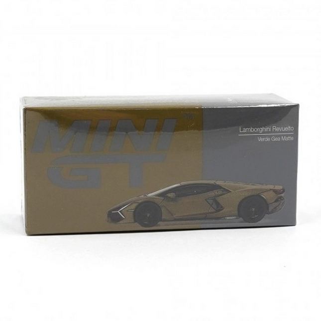 Mini GT 1/64 Lamborghini Revuelto Verde Gea Matte