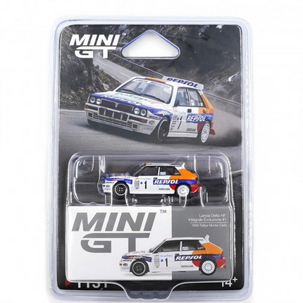 Mini GT 1/64 Lancia Delta HF Integrale Evoluzione Monte Blister Paket