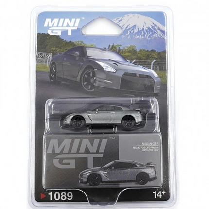 Mini GT 1/64 Nissan GTR Nismo R35 CRS Version Dark Metal Blister Paket