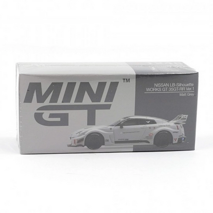 Mini GT 1/64 NISSAN LB-Silhouette WORKS GT 35GT-RR Ver.1 Matt Grey