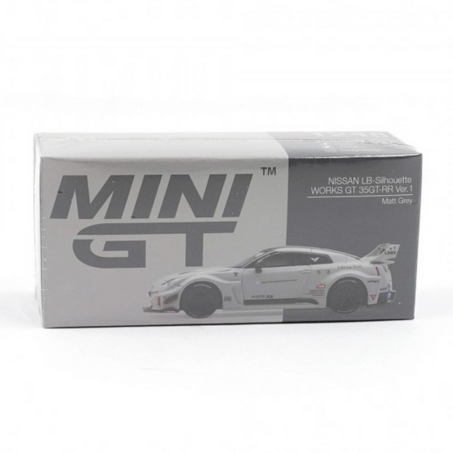 Mini GT 1/64 NISSAN LB-Silhouette WORKS GT 35GT-RR Ver.1 Matt Grey