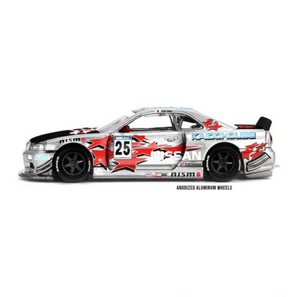 Mini GT x KaidoHouse 1/64 Nissan Skyline GT-R (R34) Kaido Star Racing V1