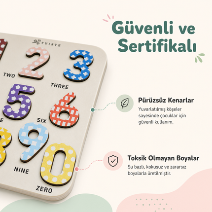 Mini Ahşap Puzzle Hayvanlar - Taşıtlar - Şekiller - Sayılar