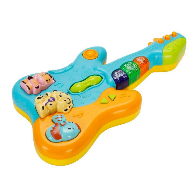 Minibo Sesli ve Işıklı Hayvan Figürlü Gitar