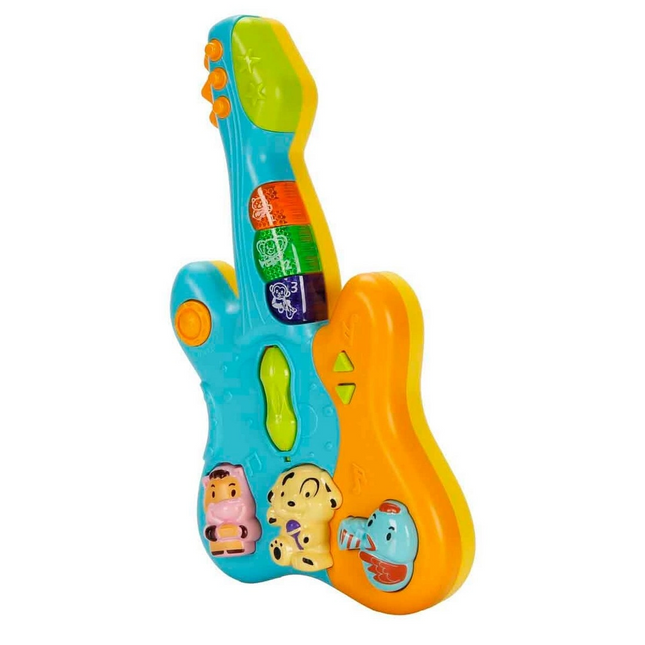 Minibo Sesli ve Işıklı Hayvan Figürlü Gitar