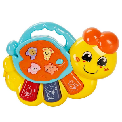 Minibo Sesli ve Işıklı Piyanolu Tırtıl