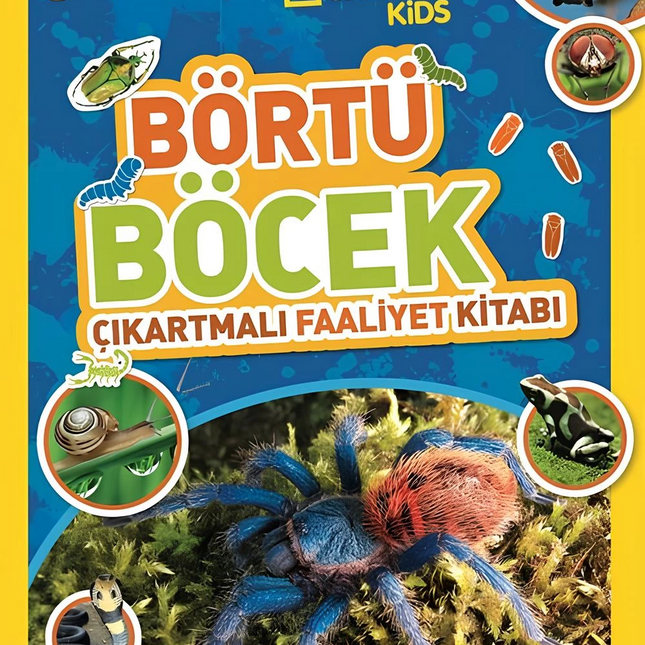 National Geographic Kids Börtü Böcek Çıkartmali Aktivite Kitabı