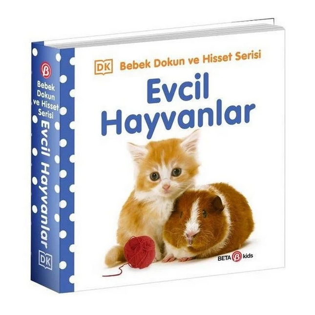National Geographic Kids Evcil Hayvanlar Dokun Hisset Serisi 0-2 Yaş Bebek (Ciltli)