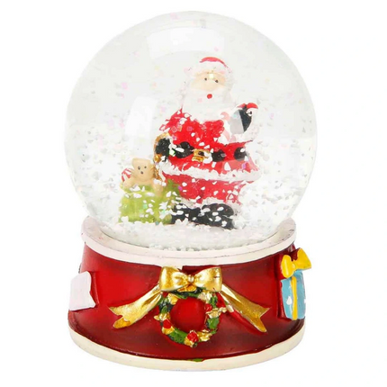 Noel Baba Figürlü Kar Küresi