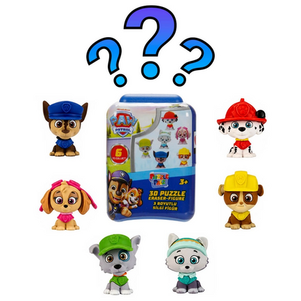 PAW Patrol Puzzle Palz 3D Silgi Figür Sürpriz Paket