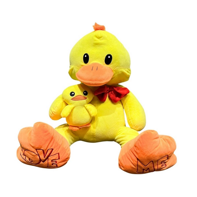 Peluş Yavrulu Ördek 60 cm