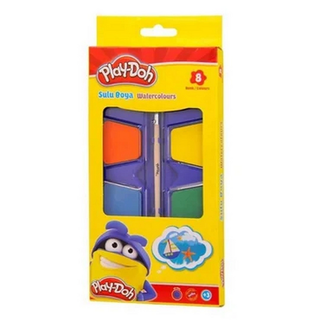 Play-Doh Suluboya 8 Renk Jumbo 35 mm