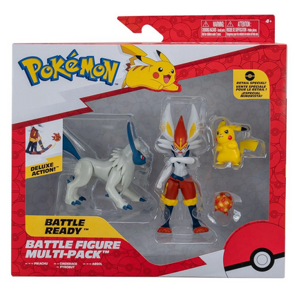 Pokemon Battle Aksiyon Figür ve Figür 4'lü Set