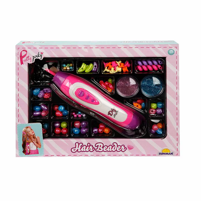 Pretty Pinky Boncuklu Saç Tasarım Makinesi