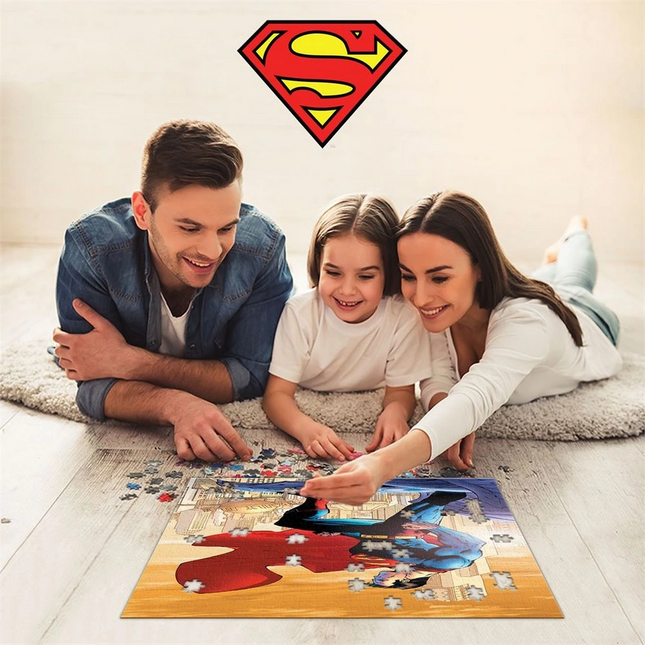 Prime 3D Yetişkin Puzzle 300 Parça ve Superman Figür
