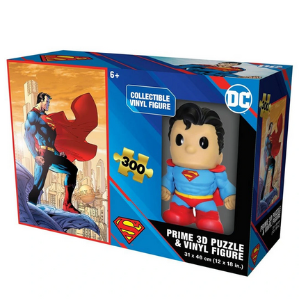 Prime 3D Yetişkin Puzzle 300 Parça ve Superman Figür
